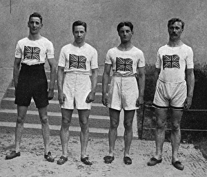 Stockholm Olympics 1912 - English Relay Team Stockholm Olympics 1912 - English Relay Team