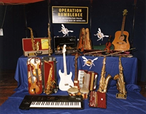 Stolen property display, Operation Bumblebee Stolen property display, Operation Bumblebee