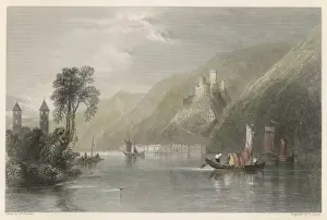 European Waterway Scenes Prints: Stolzenfels by Bartlett