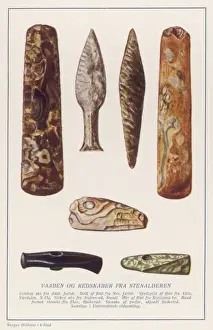 Stone Age Artifacts Prints: Stone Age Artifacts