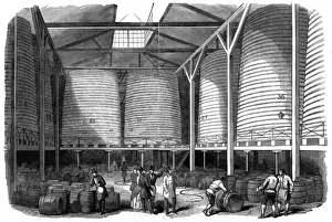 Store vats at Barclay and Perkinss Brewery, 1847 Store vats at Barclay and Perkinss Brewery, 1847