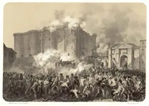 French Revolution Images Prints: Storming the Bastille