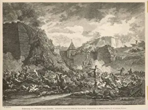 Siege Warfare Tactics Prints: Storming at Oschakov
