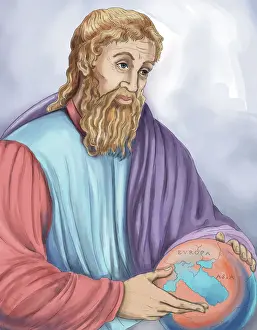 Strabo - Greek Geographer, Ancient Roman Empire Print