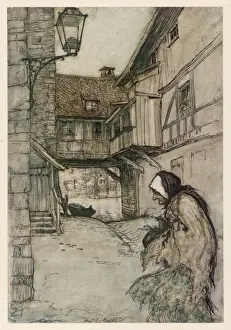 Historical Fairy Tales Prints: Straw, Coal, Bean