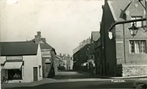 Prints of Well Street, Finedon, Wellingborough, Northamptonshire, England Well Prints: Well Street, Finedon Print, Northamptonshire