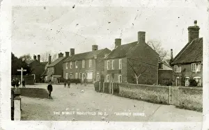 The Street, Bramfield Print, Suffolk England