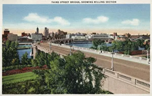 Third Street Bridge, Minneapolis, Minnesota, USA Third Street Bridge, Minneapolis, Minnesota, USA