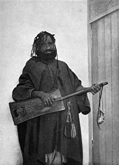 Street Minstrel, Tangier, Morocco Street Minstrel, Tangier, Morocco