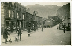 Street Scene, Blaenau Ffestiniog, Merionethshire Street Scene, Blaenau Ffestiniog, Merionethshire