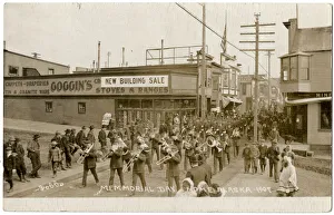 Street scene, Memorial Day in Nome, Alaska, USA Street scene, Memorial Day in Nome, Alaska, USA