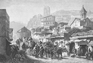 Street scene in Tbilisi (Tiflis), Georgia Street scene in Tbilisi (Tiflis), Georgia