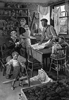 On strike: the colliers family at home, 1912 On strike: the colliers family at home, 1912