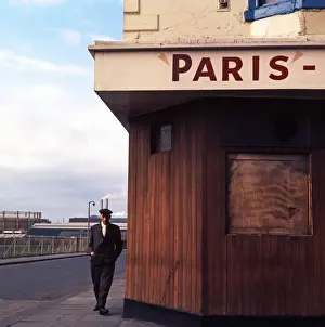 Strolling the Left Bank Print, Middlesbrough 1970s