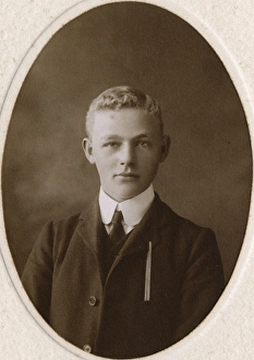 Studio photo of an Edwardian boy in his Sunday best Studio photo of an Edwardian boy in his Sunday best