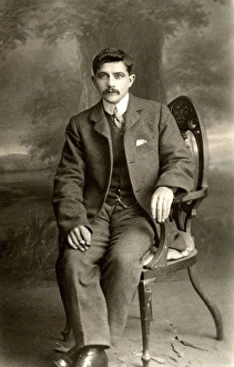 Studio photograph of Jules Deruwez Studio photograph of Jules Deruwez