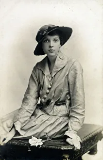 Studio portrait photograph of beautiful young woman Studio portrait photograph of beautiful young woman