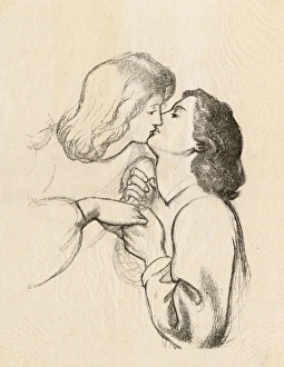 Study for Frontispiece by Dante Gabriel Rossetti Study for Frontispiece by Dante Gabriel Rossetti