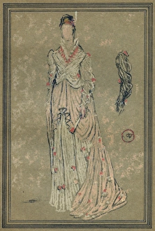 A study of Mrs Leyland by James Abbott McNeill Whistler A study of Mrs Leyland by James Abbott McNeill Whistler