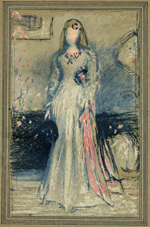 A study for a white girl by James Abbott McNeill Whistler A study for a white girl by James Abbott McNeill Whistler
