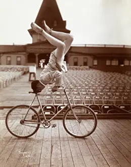 Professor Fourcher Practicing at Manhattan Beach, N.Y. Print
