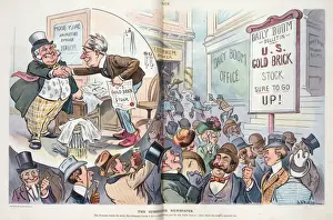 Early 20th Century Cartoons Prints: The subsidized newspaper