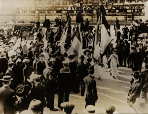 Suffragette demonstration Trafalgar Square Suffragette demonstration Trafalgar Square