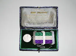 Suffragette Prints: W.S.P.U Hunger Strike Medal Print, 1909