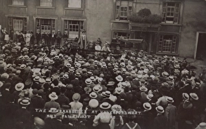 Suffragette Mrs. Pankhurst Haverford West 1908 Suffragette Mrs. Pankhurst Haverford West 1908