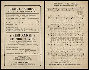 Suffragette Song Anthem March of the Women Suffragette Song Anthem March of the Women