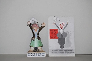 Suffragette Give Me a Vote Ceramic Suffragette Give Me a Vote Ceramic