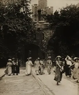 Suffragette Prints: Suffragette Prison Release Print, 1908