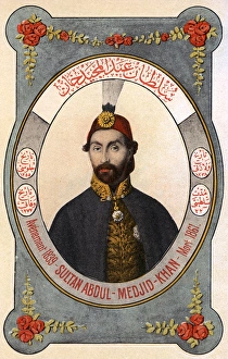 Sultan Abdulmecid I - ruler of the Ottoman Turks Sultan Abdulmecid I - ruler of the Ottoman Turks
