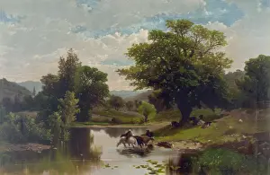 Summer Countryside Scene Prints: Summer landscape