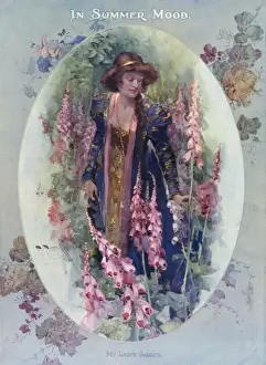 Romantic Garden Scene Prints: In Summer Mood