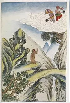 Chinese Mythology Prints: Sun Hou Tzu