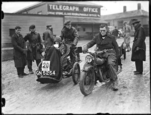 Classic Motorcycles For Sale Prints: Sunbeam M. C. C. Run