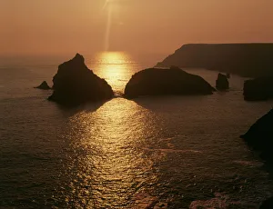 Sunset at Kynance Cove, The Lizard, Cornwall Sunset at Kynance Cove, The Lizard, Cornwall