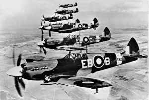 Supermarine Spitfire XII in echelon of No41 Sdn Supermarine Spitfire XII in echelon of No41 Sdn