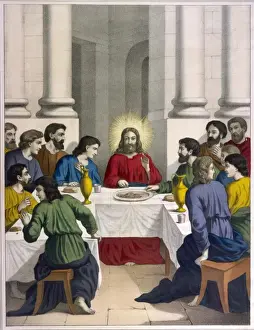 The Last Supper Print: A Depiction of the Eucharistic Miracle