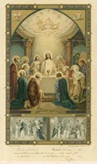 Religious Artwork For Sale Prints: Supper / Jesus & Disciples