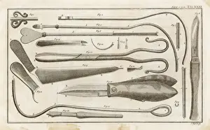 Antique Surgical Instruments Prints: Surgical Instruments / C18