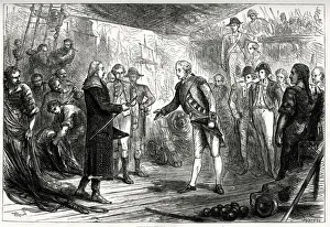 Surrender of Admiral De Winter, head of the Dutch fleet Surrender of Admiral De Winter, head of the Dutch fleet