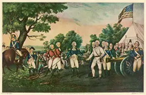 American Independence War Prints: Surrender at Saratoga