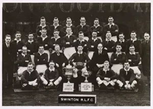 Swinton RLFC Rugby Team 1934-1935 Print