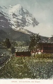 Eiger Mountain Switzerland Prints: Switzerland - The Eiger viewed from Grindelwald