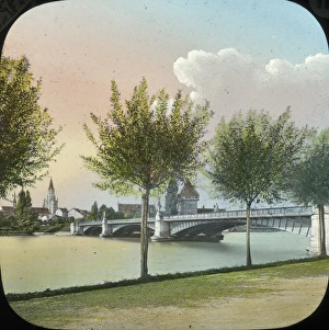 Switzerland - The Rhine Bridge at Constance Switzerland - The Rhine Bridge at Constance