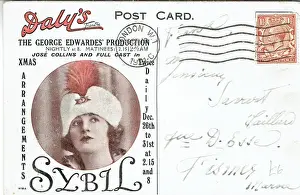 Theatre Postcard Prints: Sybil by Harry Grattan