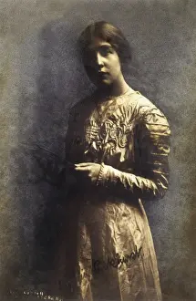 Suffragette Prints: Sylvia Pankhurst Print: A portrait of the artist and suffragette