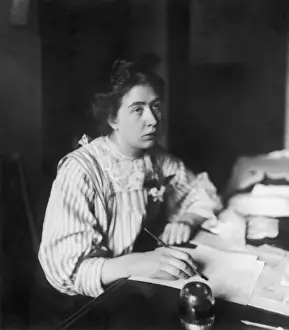Sylvia Pankhurst Writing Print